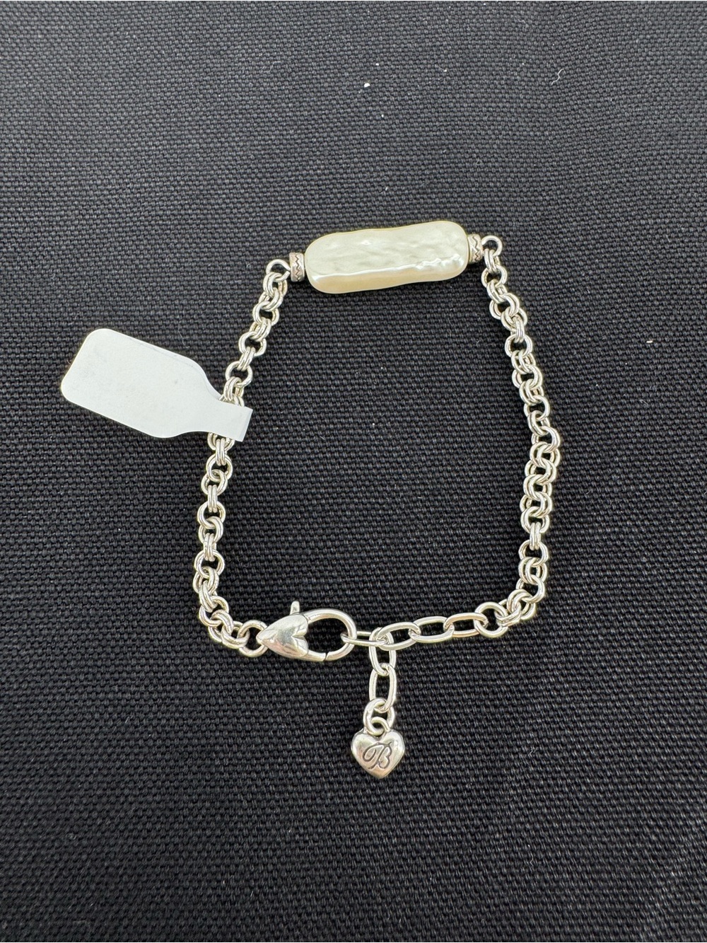 Brighton Sterling Silver Bar Link Bracelet - Silver